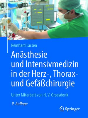 cover image of Anästhesie und Intensivmedizin in der Herz-, Thorax- und Gefäßchirurgie